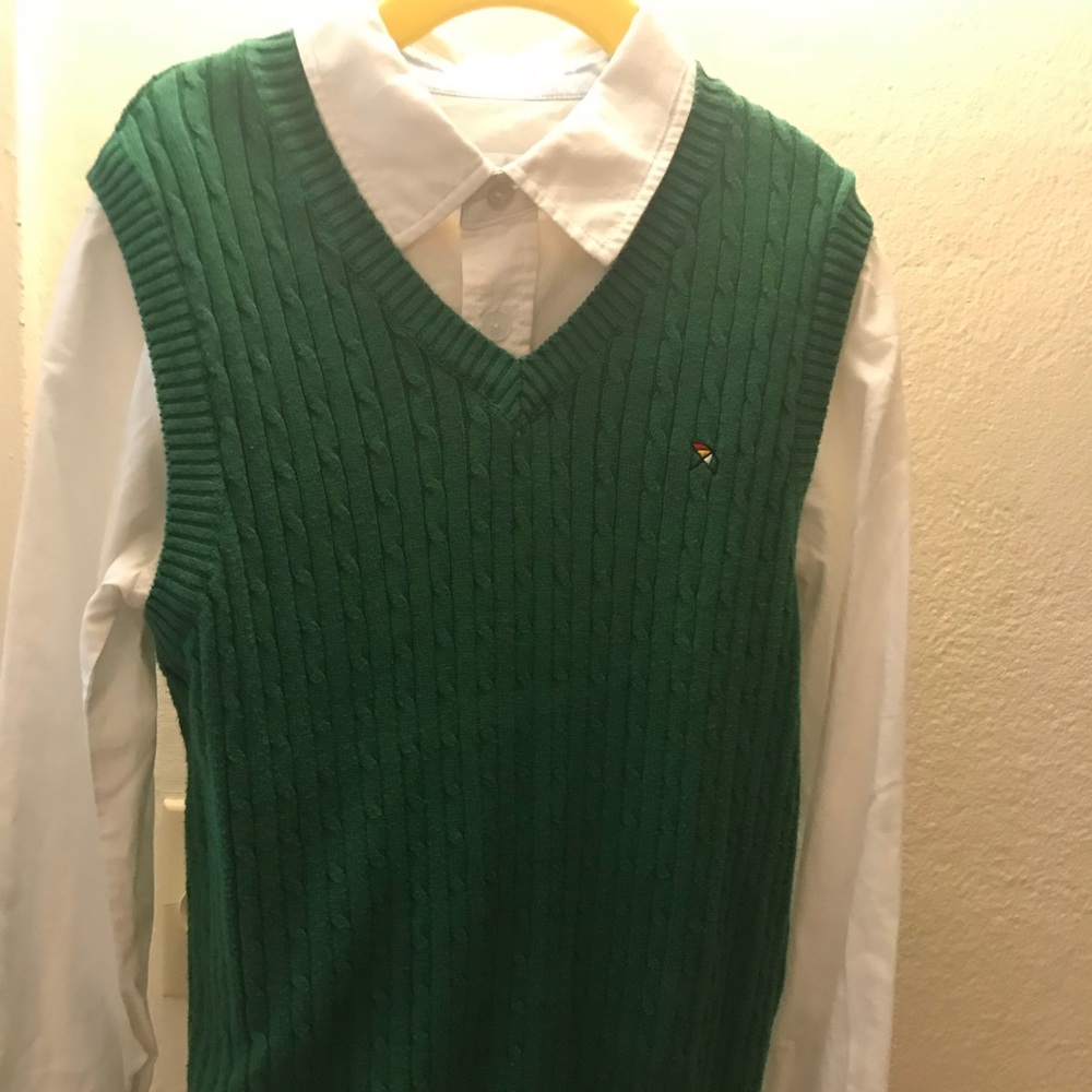 Arnold Palmer knit vest and shirt set size 7-8 yrs